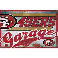 SAN FRANCISCO 49ERS GARAGE SIGN